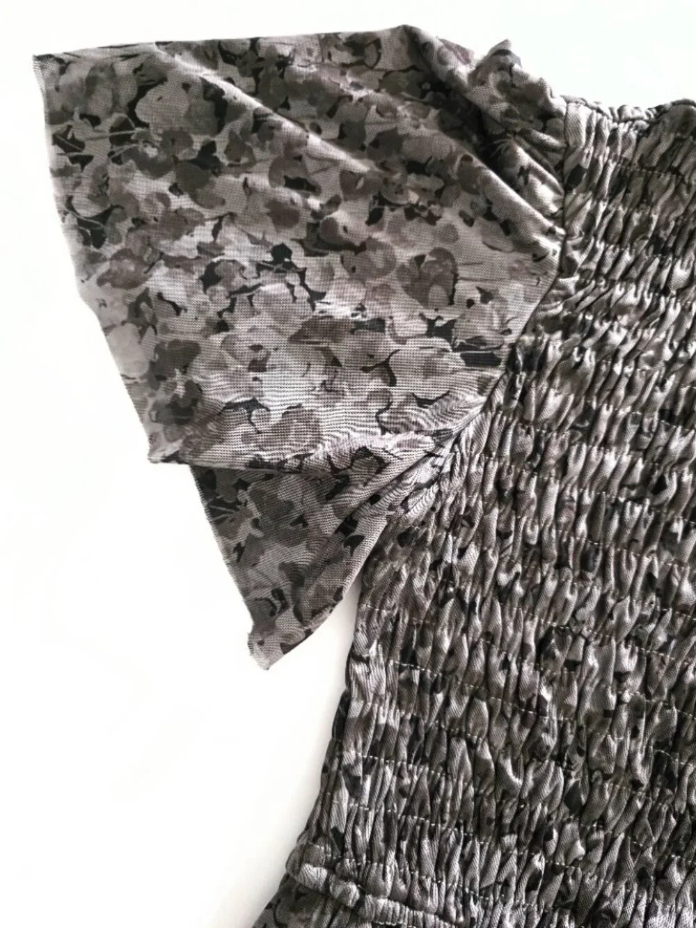 Böhme Sofia Midi Dress in Grey Tulle – Size Small (S) - Picture 8 of 12